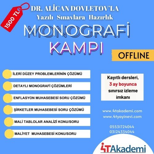 MONOGRAFİ KAMPI OFFLINE 2024